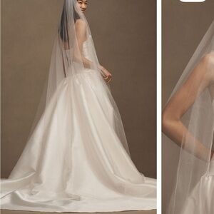 Elegant White Wedding veil